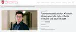 Xiaobin Xiong joined UW-Madison