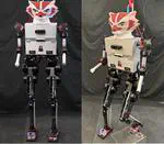 BUCKY-v1 is walking in the lab